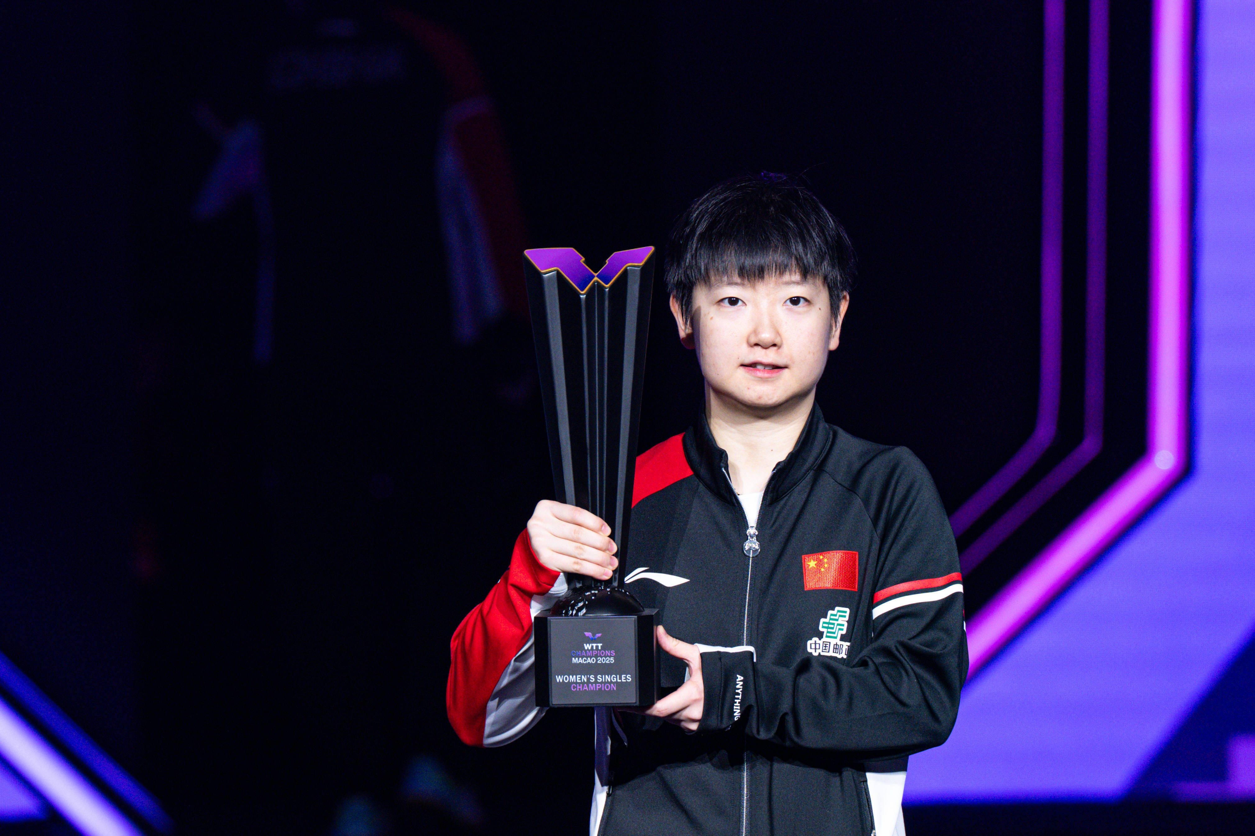 WTT澳门冠军赛：孙颖莎夺得女单冠军