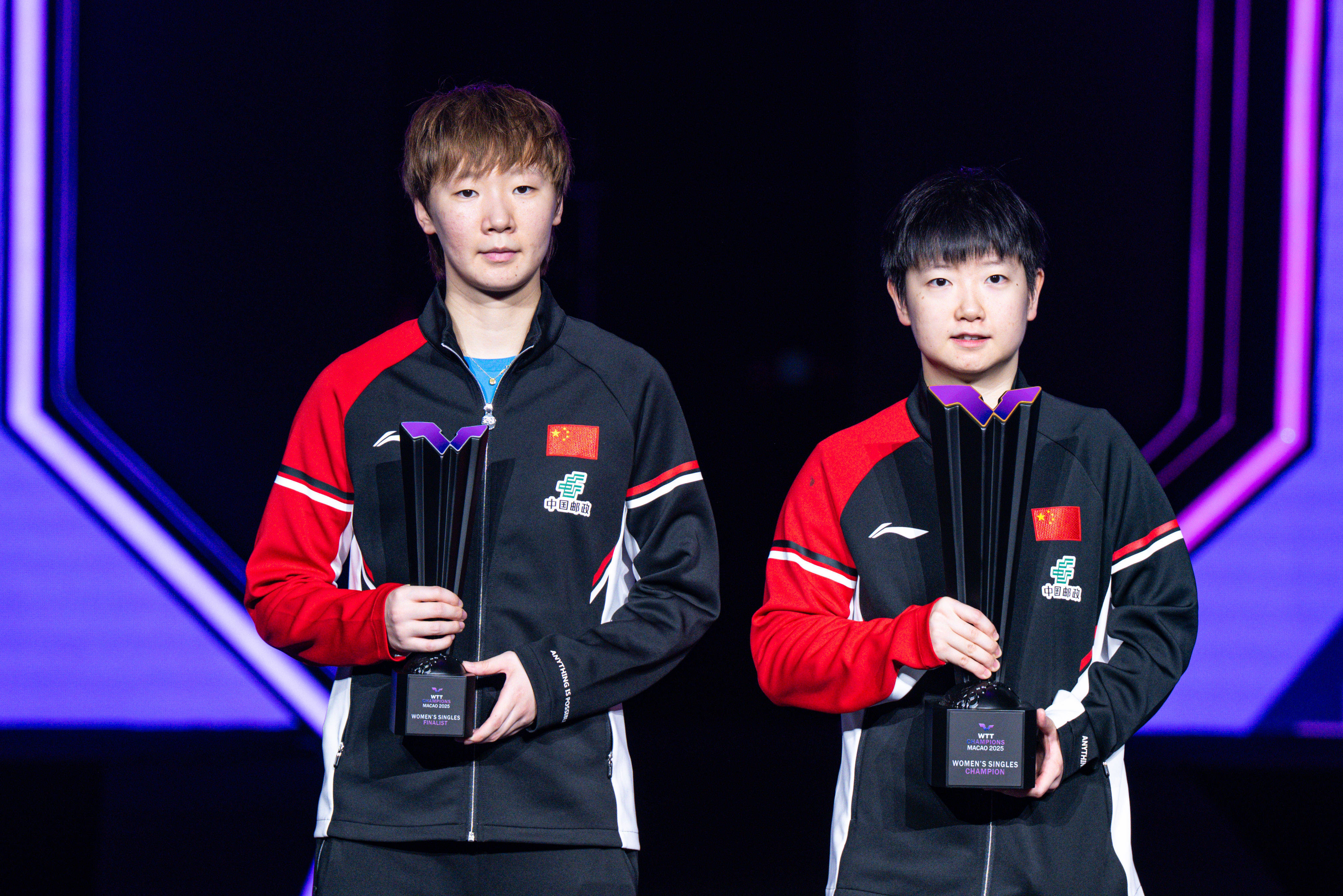WTT澳门冠军赛：孙颖莎夺得女单冠军