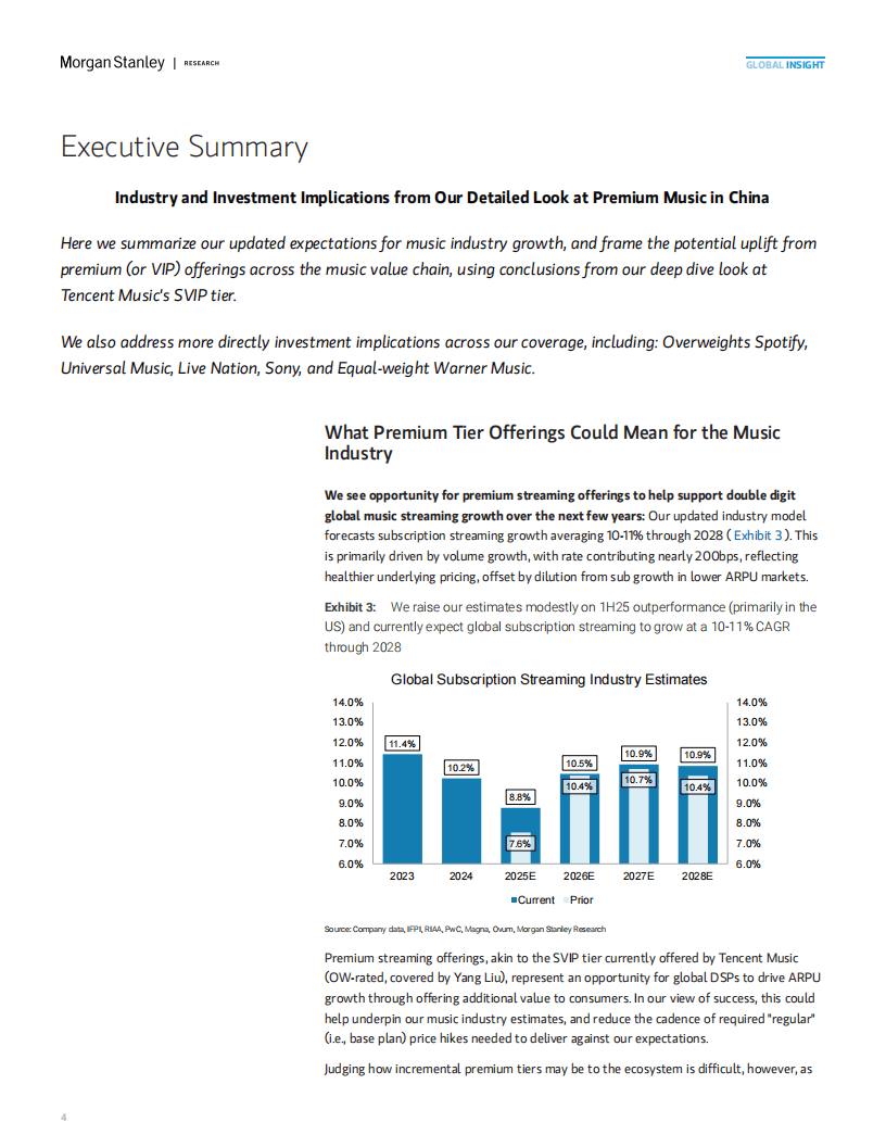 2025年中国流媒体音乐市场的高端化机遇报告（英文版）